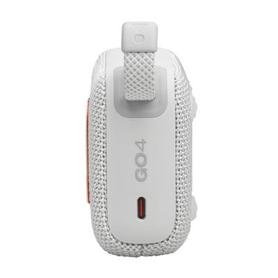JBL Go4, Bluetooth Hoparlör, IP67, Beyaz