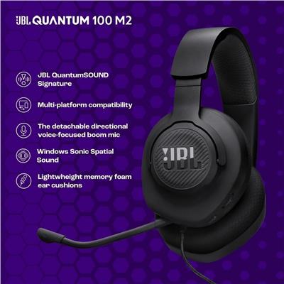 JBL Quantum 100M2 Gaming Kulaklık Kablolu Siyah