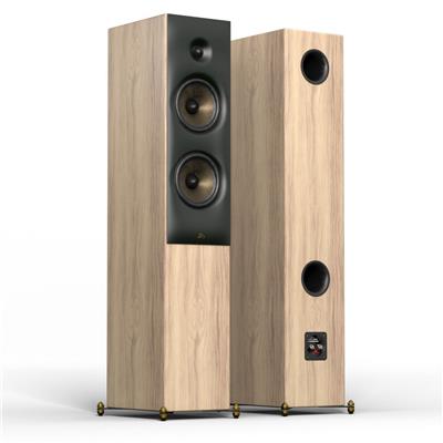 Revival Audio Sprint 4 Tower/Kule Hoparlör Oak Çift