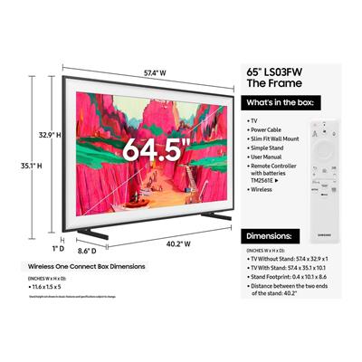 Samsung 65LS03FW The Frame Pro 4K Ultra HD 65