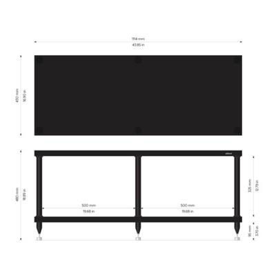 Solidsteel S4-2 Hi-Fi Stand Siyah