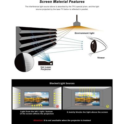 Vividstorm CineVision Pro Fixed Frame UST ALR Perde 100