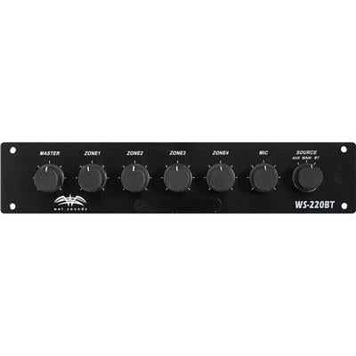 Wet Sounds WS-220 BT 4 Zone  Bluetooth Marine Level Controller