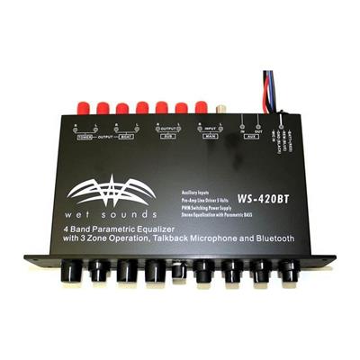 Wet Sounds WS-420 BT 4 Band Bluetooth Marine Equalizer