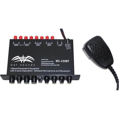 Wet Sounds WS-420 BT 4 Band Bluetooth Marine Equalizer