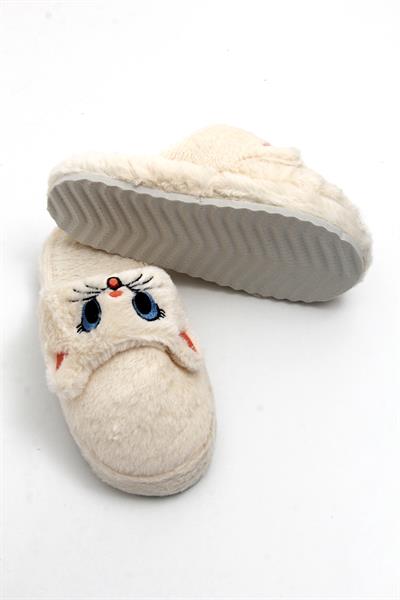 Önü Kapalı Tweety Model Ev Terliği Bej