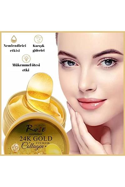 24K Gold Collegen Göz Maskesi