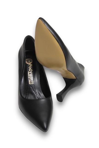 Kadın Sivri Burun Klasik Siyah Stiletto