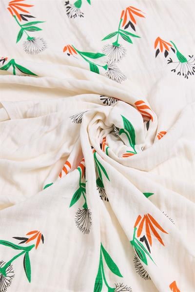 Müslin Pamuklu Plaj Havlusu Yeşil