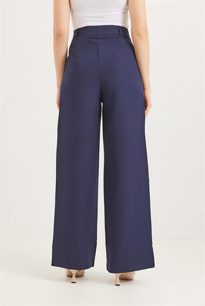 Kancalı Yüksek Bel Salaş Palazzo Pantolon Laci