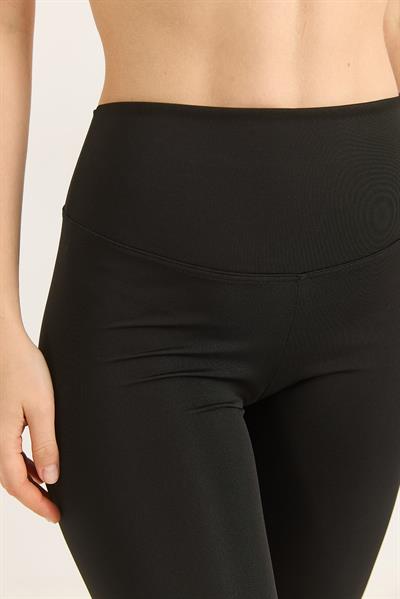 Slim fit yüksek bel toparlayıcı Oysho Tayt Siyah