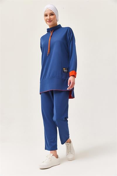 Arma Detaylı İkili Spor Takım Lacivert