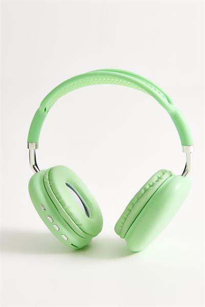 Kulak Üstü Bluetooth Kulaklık Yeşil