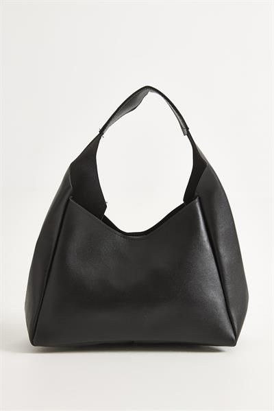 Kadın Fermuarlı El Çantası Siyah