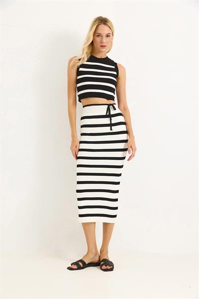 Triko Kalem Etek Beyaz