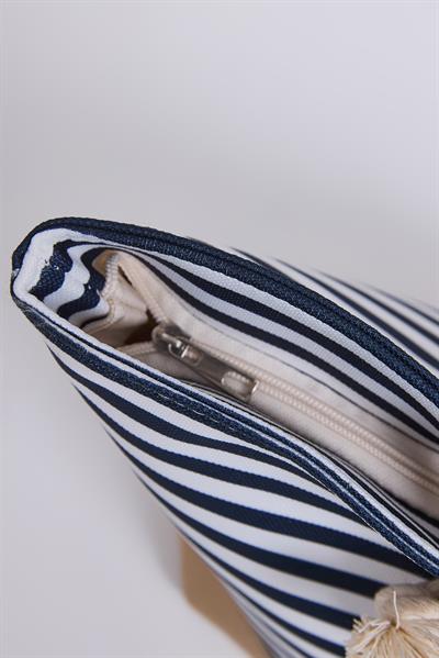 Fermuarlı Kadın Plaj Çantası Siyah