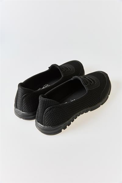 Kadın Hafızalı Taban (Memory Foam) Comfort Ayakkabı Siyah