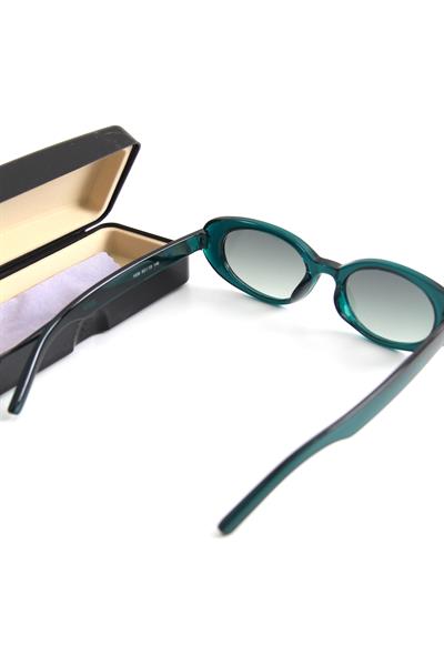 Cat Eye Retro Model Güneş Gözlüğü Yeşil