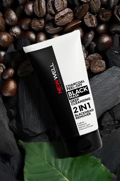 Black Mask 2 In 1 Soyulabilir Siyah Maske 