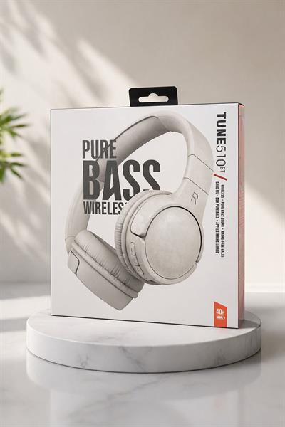 TUNE 510 Model Kulak Üstü Bluetooth Kulaklık Beyaz