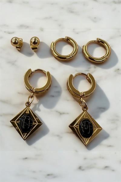 6 LI Üç Modelli Özel Tasarım Şık Çelik Klipsli Sarkıt