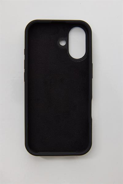 İphone  16  Uyumlu Vantuzlu ve Pop-it Özellikli Kılıf Siyah