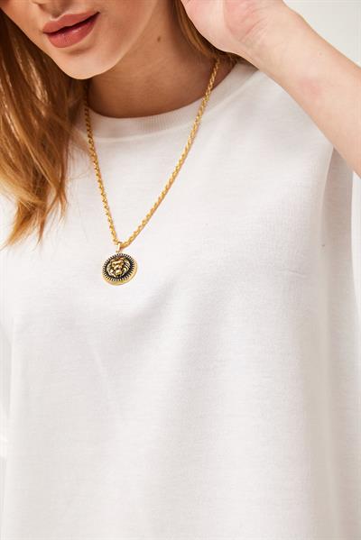 Basic Bisiklet Yaka Tshirt Beyaz