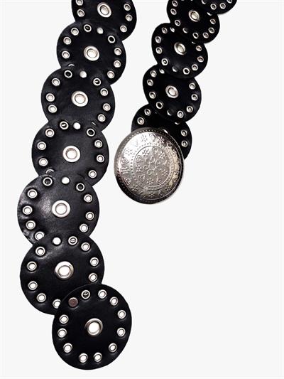 Metal Aksesuarlı  Parçalı Kadın Kemer Gümüş