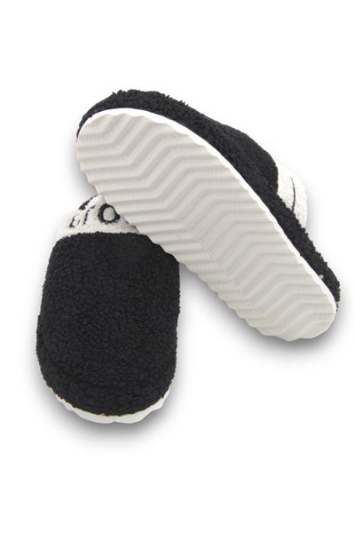 	Kadın Peluş Model Siyah Ev Terliği