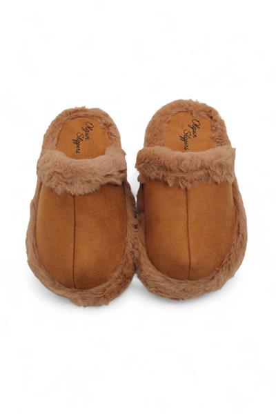 Kadın Rahat Taban Kışlık Taba Ev Terliği  