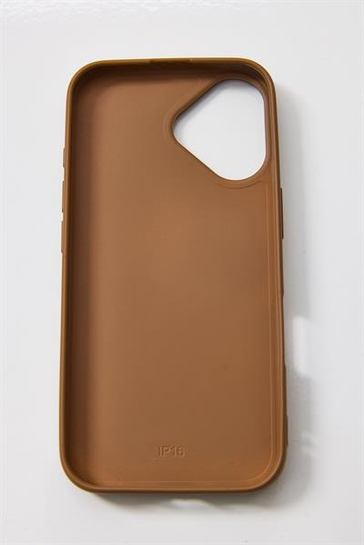 İphone 16 Yılan 3D Figür Kabartmalı Kılıf Taba