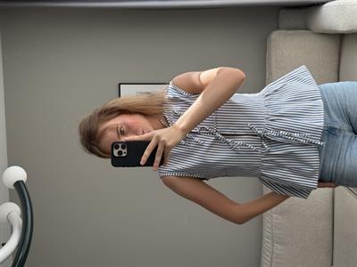 Önden Bağlamalı Kolsuz Dokuma Bluz Mavi