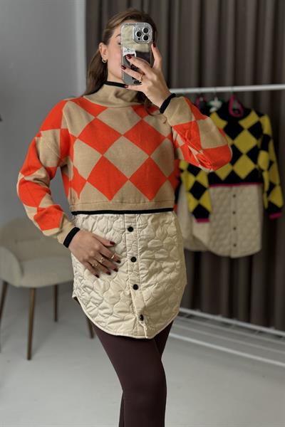 Kapitoneli Ekosee Triko Kazak Vizon