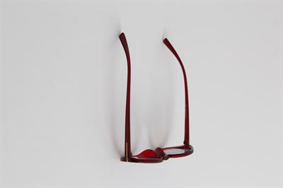 Şeffaf Çerçeve TF Model Unisex Gözlük  Bordo