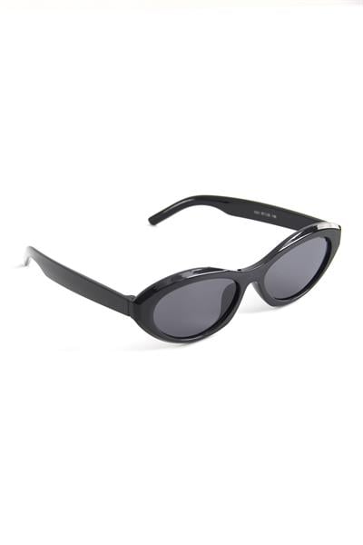 Cat Eye Retro Model Güneş Gözlüğü Siyah