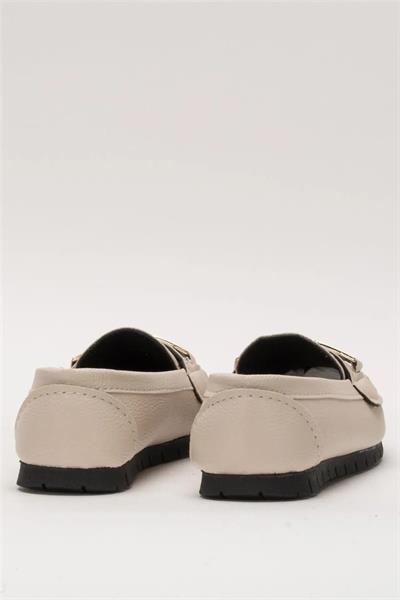 Hafif Taban Aksesuarlı Günlük Babet Vizon