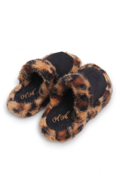 Kadın Rahat Taban Kışlık Siyah Ev Terliği  