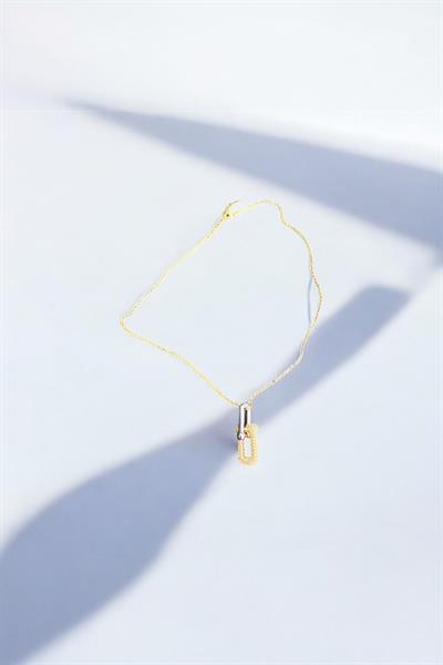 Altın Kaplama Tifany Zincir Kolye Gold