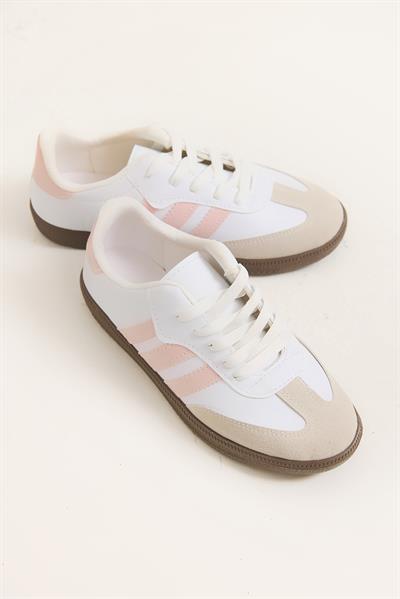 Üç Bant Samba Model Ayakkabı Pembe