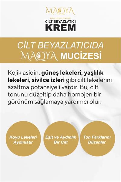 Maqya Cilt Beyazlatıcı Krem 100 ml 