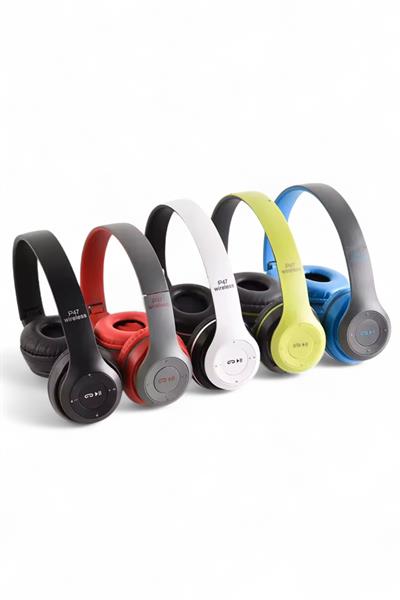 Kulak Üstü Siyah Bluetooth Kulaklık