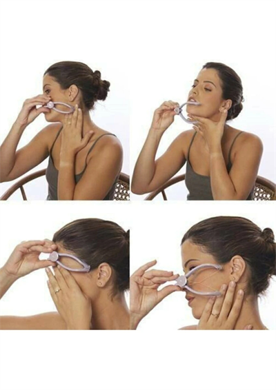 Kadın İpli Yanak Bıyık Kaş Alma Aparatı