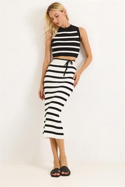 Triko Kalem Etek Beyaz