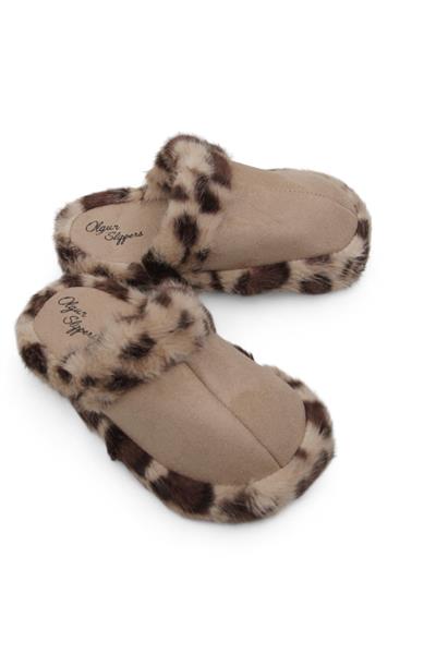 Kadın Rahat Taban Kışlık Gri Ev Terliği  