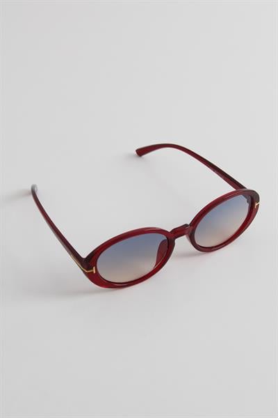 Şeffaf Çerçeve TF Model Unisex Gözlük  Bordo