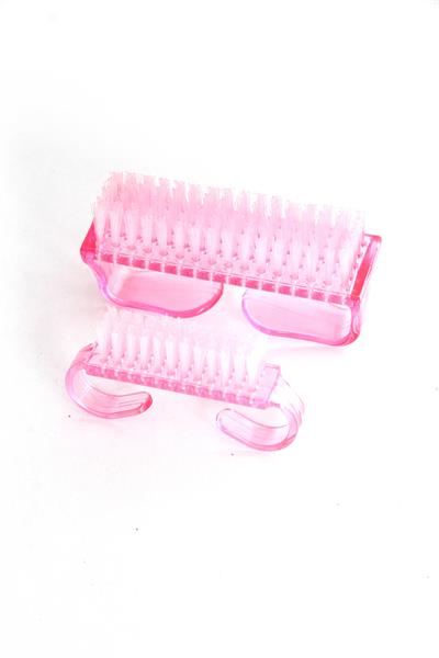  Mini Tırnak Fırçası 2Lİ Pembe