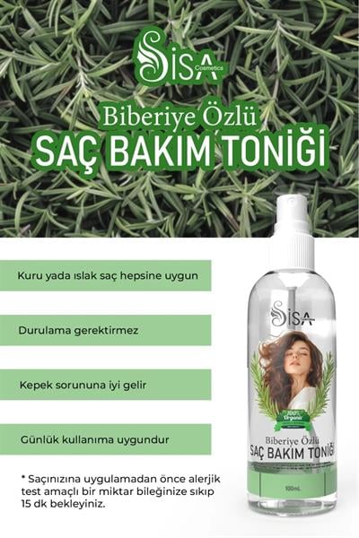 Saç Bakım Toniği Biberiye Özlü