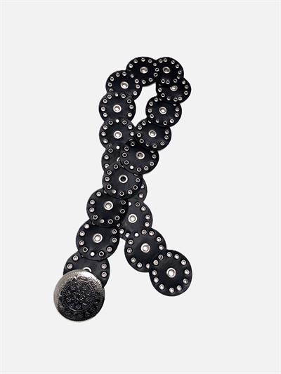 Metal Aksesuarlı  Parçalı Kadın Kemer Gümüş