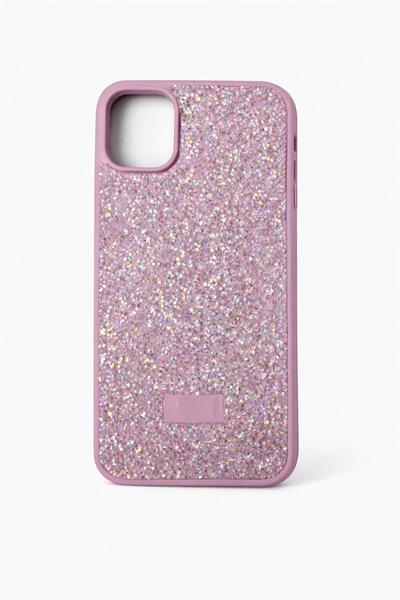 İphone11 Uyumlu Full Taş Detaylı Swarovski Kılıf Lila