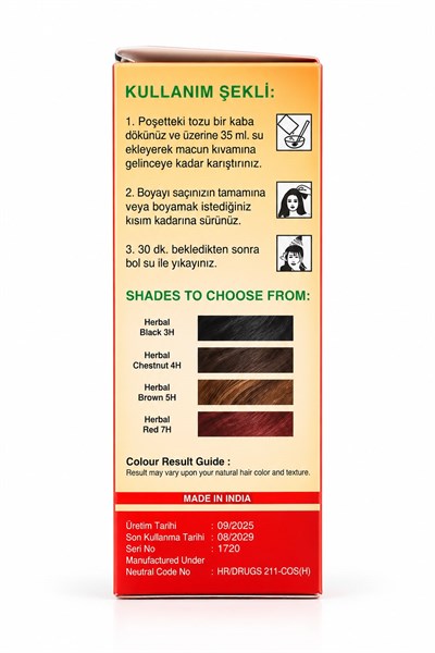 Henna Vals Bronz Kahve Saç Boyası
